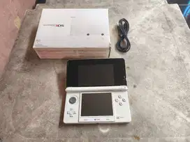 Nintendo 3DS not XL Ice White 16GB Fullset 00