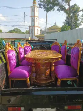 Kursi makan ganesa full ukir
