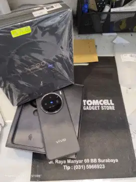 VIVO X200 RAM 12/256 MULUS NORMAL MURAH LENGKAP