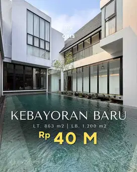 Rumah Lux Dkt Pondok Indah Mall di Radio Dalam Kebayoran Baru Jakart