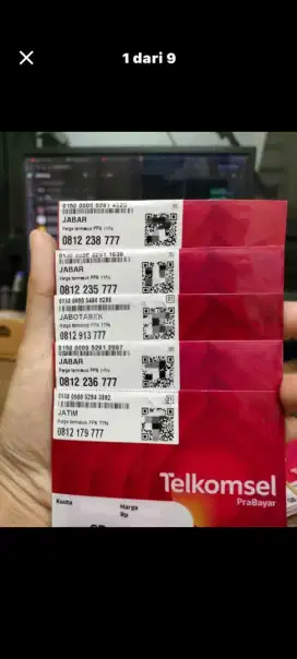 NOMOR CANTIK TSEL 10 DIGITT