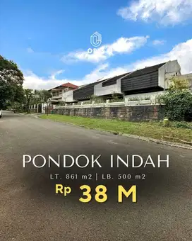 Hitung Tanah Rumah Dekat Bukit Golf di Pondok Indah Jakarta Selatan