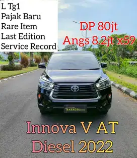 Innova Reborn V 2022 Diesel 2.4 Matic AT Hitam Black Venturer 2021 VRZ