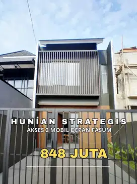 Hunian strategis di Jatiasih, Akses jalan 2 mobil