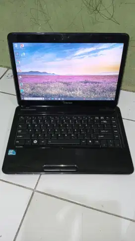 Laptop Toshiba L740 Core i3 Ram 4Gb HDD 500Gb Win 10 LED 14 Bterai Ok