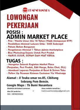 Admin Market Place