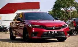 Honda Civic RS 1.5 Facelift Matic  A/T Tahun 2022 Merah Burgundy