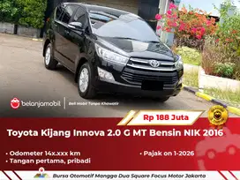 [ GARANSI 1TH ] Toyota Kijang Innova 2.0 G Manual MT Bensin 2016/2017