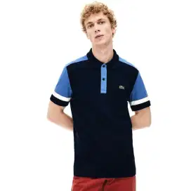 Kaos polo shirt Lacoste Block Colour Size L