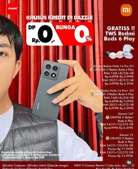 redmi note 14 series bisa kredit free buds 6 play
