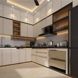 KITCHEN SET BEDROOM SET DESAIN INTERIOR DESIGN LEMARI PAKAIAN