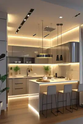 KITCHEN SET BEDROOM SET DESAIN INTERIOR DESIGN LEMARI PAKAIAN