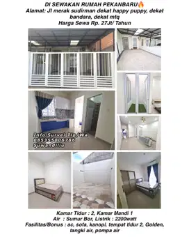 Di sewakan rumah pekanbaru