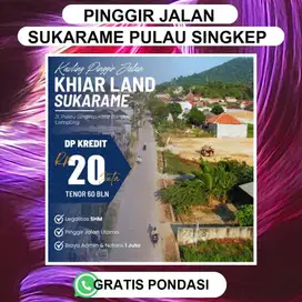 KAVLING SUKARAME BELAKANG KAMPUS UIN NEMPEL JALAN UTAMA