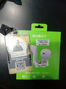 AIRBUDS WIRELESS ROBOT T60 |ATLANTIS DAHSYAT