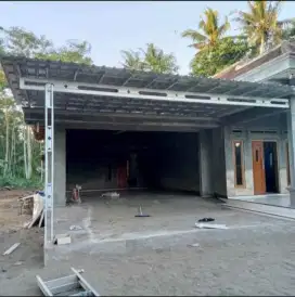 Melayani kanopi baja ringan galvalum pasir Terpasng