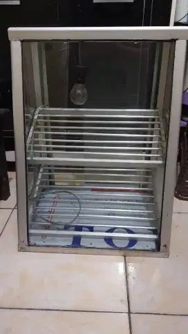 Etalase rak 2 susun bekas