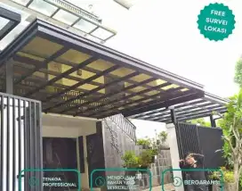 Kanopi atap solarplat terasparan