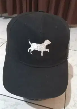 Topi Logo Doggie Anvil Original Second Warna Hitam