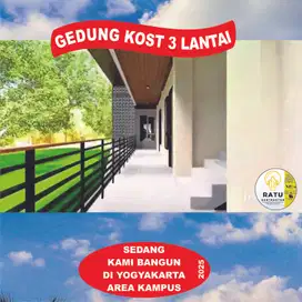 Jual Gedung Kost 3 Lantai, Kami Bangun di Tanah Anda, Kontraktor Pro