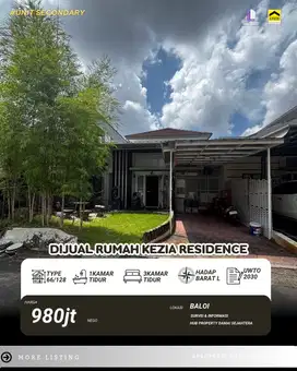 Dijual Rumah Kezia Residence Baloi