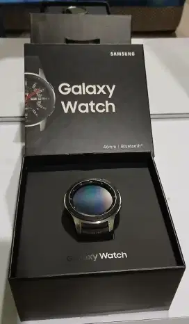 Jam Tangan SAMSUNG GALAXY WATCH 46MM SMR800 - 46 mm Silver Gear S4