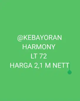 Rumah murah kebayoran harmony bintaro jaya