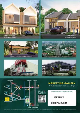 Rumah 1 & 2 lantai grad manzil bogor