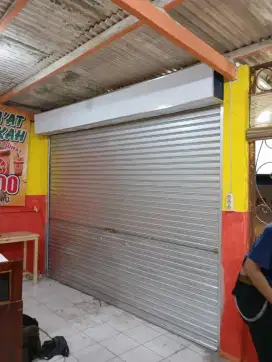 Rolling door folding gate kusen aluminium