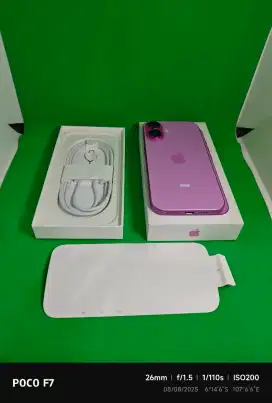 iphone 16 256gb pink garansi ibox juli 2026