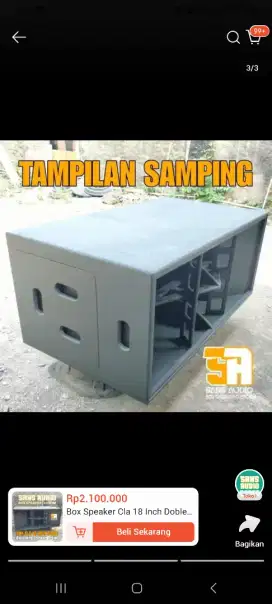 Box audio Sound system berkualitas tinggi