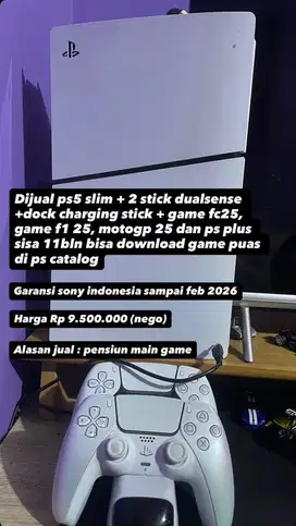 Playstation 5 slim garansi feb 2026