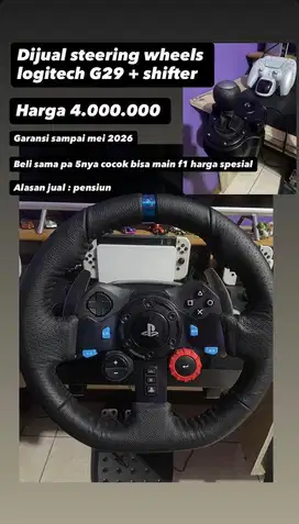 Logitech G29 steering wheels