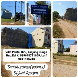 Di Jual Kavling Villa Pantai Biru, Tanjung Bunga