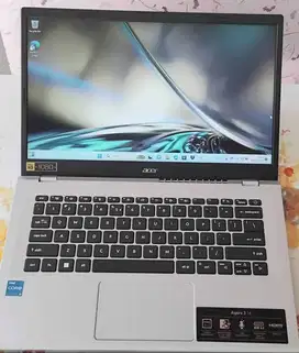 Laptop Acer A314 Intel Core i3 ram 8 ssd 512 Mulus Like New!!