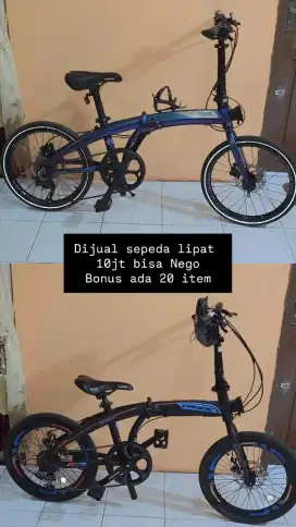 SEPEDA LIPAT ( BONUS ADA 22 ITEM)