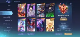 Jual Akun MLBB Kolektor Sultan