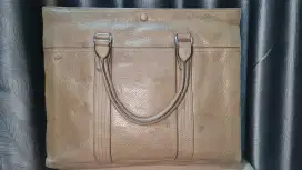 Tas kerja laptop Burberry kulit asli