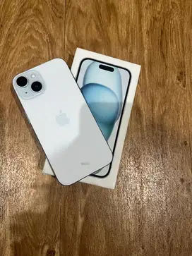 iPhone 15 128gb Blue Garansi Resmi iBox Fullset Nominus