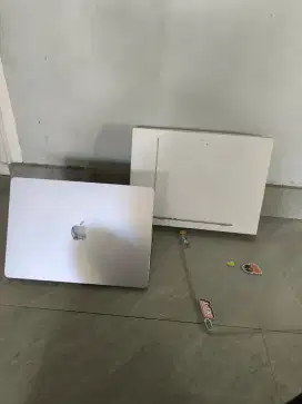 Macbook Air M2 Ram 8/256Gb 15 inci iBox Lengkap Mulus