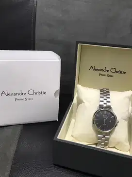 Jam tangan alexandre cristie stainless wanita
