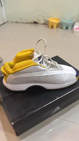 Adidas Crazy 1 Lakers White Purple Yellow Basketball Kobe Bryant Home