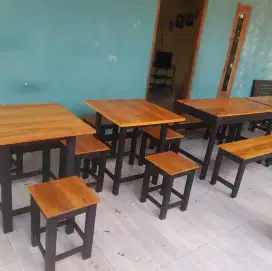 Jual meja kursi resto, rumah makan dll