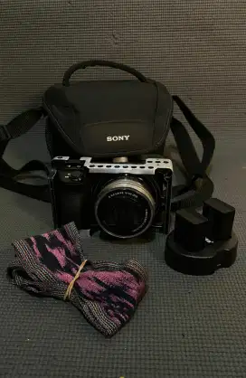 Sony a6500 + lensa kit 16-50 muluus banget