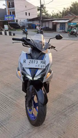 Dijual aerox silver tipe R 2018 rare item tangan ke 2 odo 36 rb