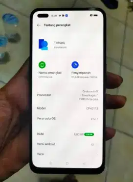 Oppo reno4 ram8Gb