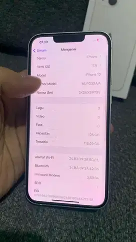 iPhone 13 128GB fullset iBox