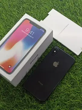 iPhone X 256gb Fullset Mulus Normal