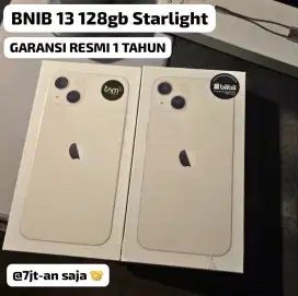 BNIB Iphone 13 128gb Starlight GARANSI RESMI 1 TAHUN Malang Batu