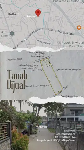 Jual tanah murah palembang
